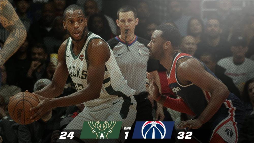 关于雄鹿取胜奇才，九连胜难破的信息